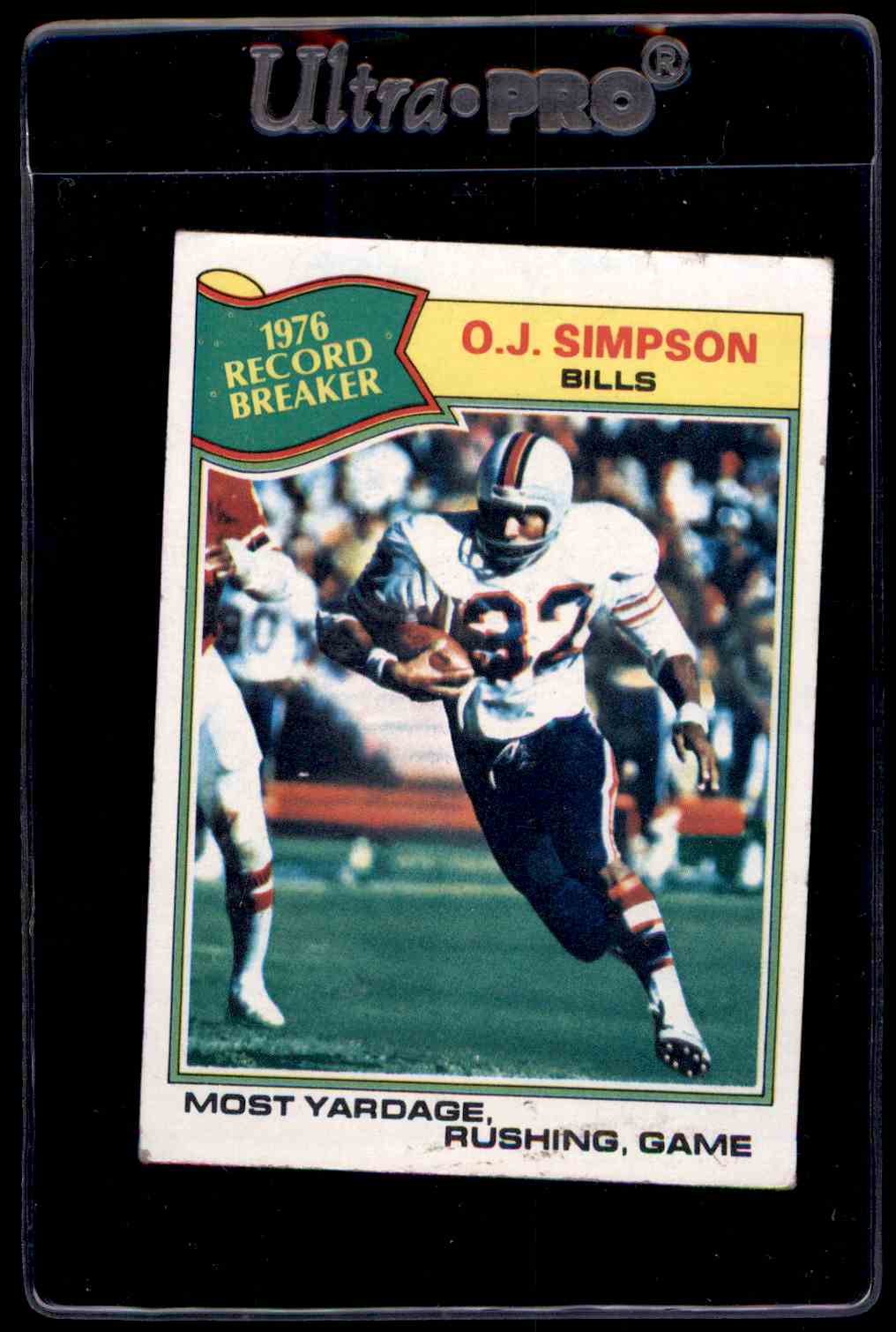 1977 Topps Good Oj Simpson Card Front Image 1977 Topps Good Oj Simpson Card Front Image