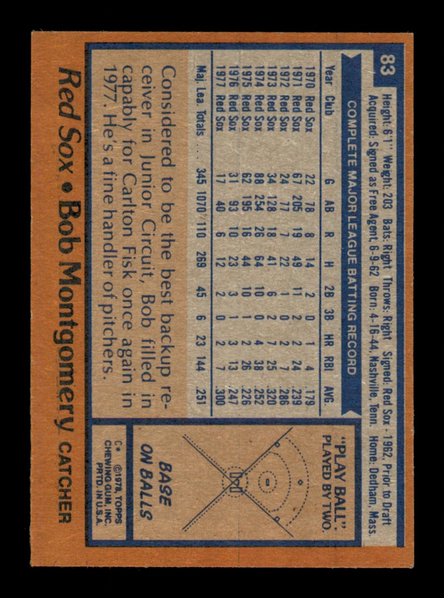 Topps Baseball #1-250 1978 - TÚ ELIGES - Completa tu conjunto - Imagen 166 de 499