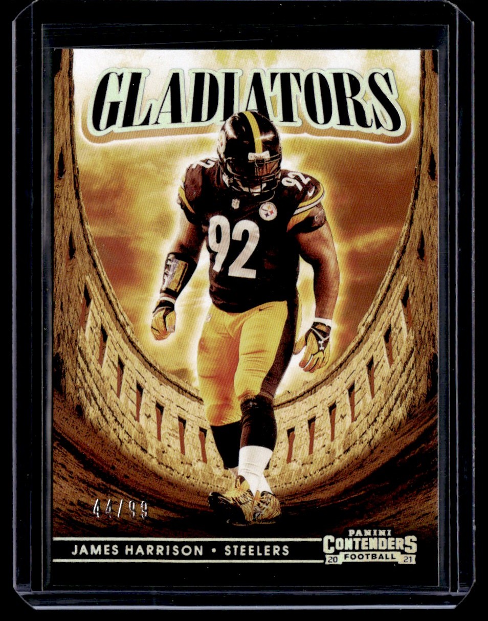 2021 Panini Contenders Gladiators Silver James Harrison 44/99 #GLD