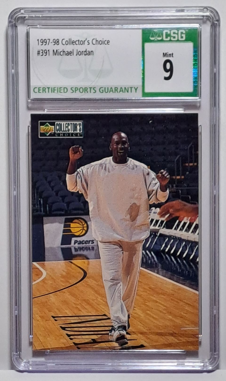 1997-98 Upper Deck Collectors Choice Michael Jordan #391 card front image