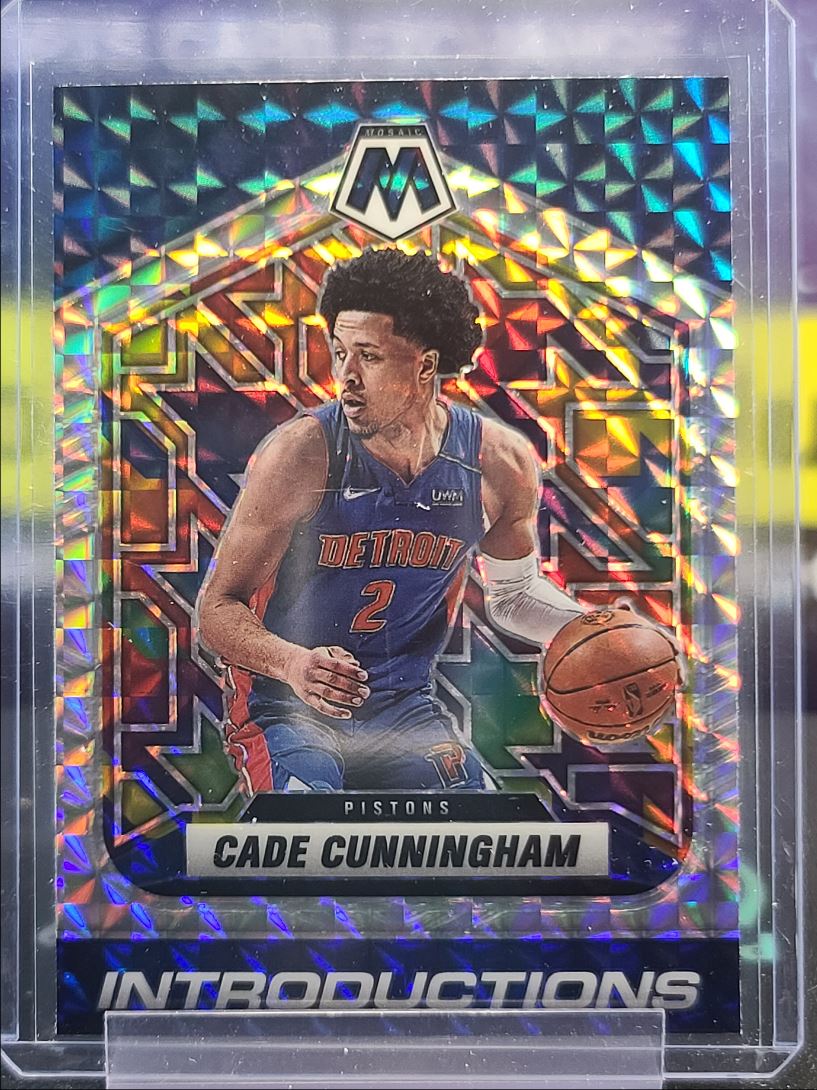 2021-22 Mosaic Introductions Fast Break Silver Cade Cunningham WHC71