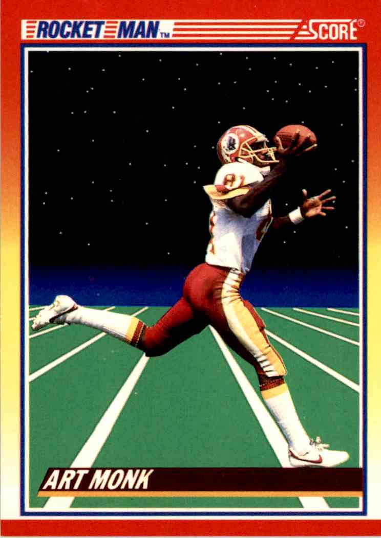 : 1991 Score Football Card #181 Art Monk : Collectibles & Fine Art