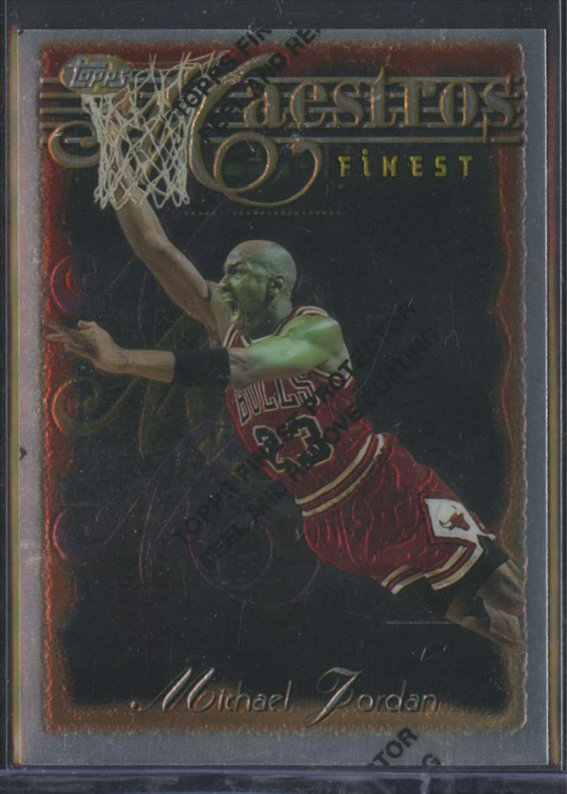 1996-97 Topps Finest Maestros Michael Jordan #127 on Kronozio