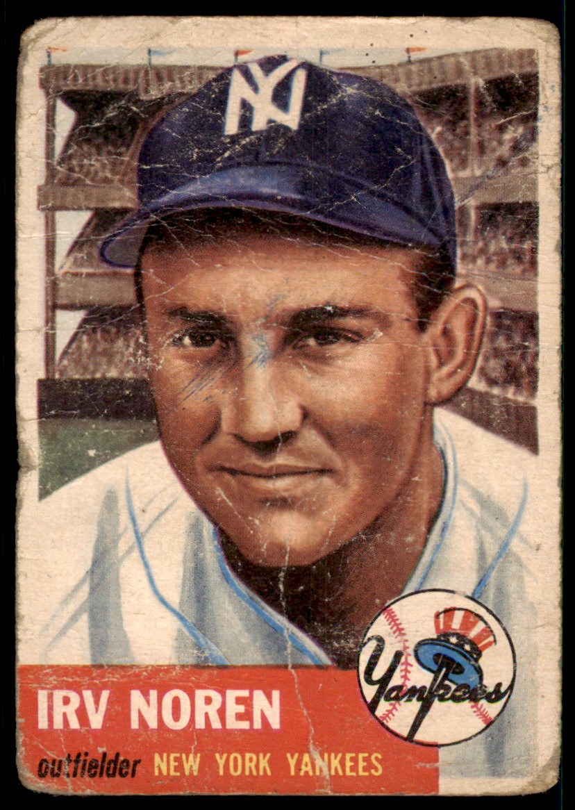 1953 Topps Irv Noren #35 card front image