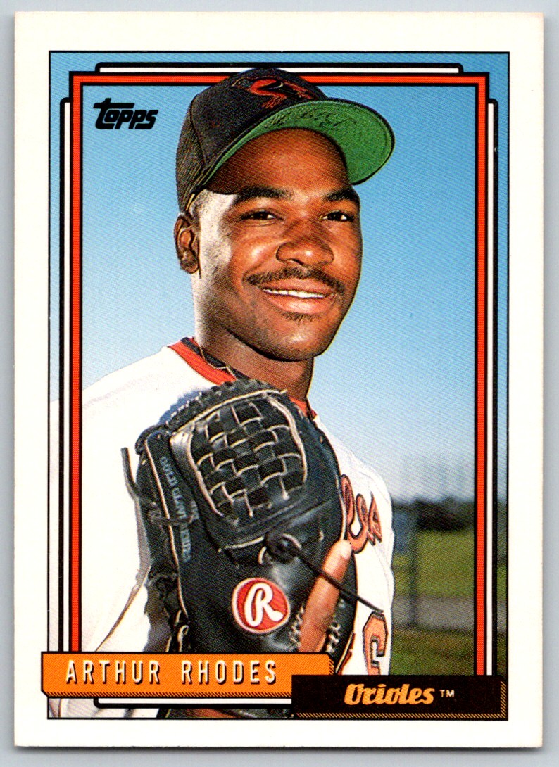1992 Topps Arthur Rhodes #771 card front image