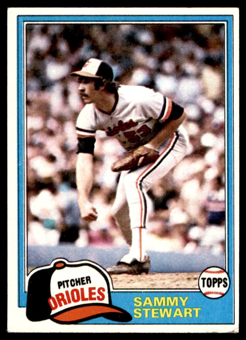 1981 Topps Sammy Stewart #262