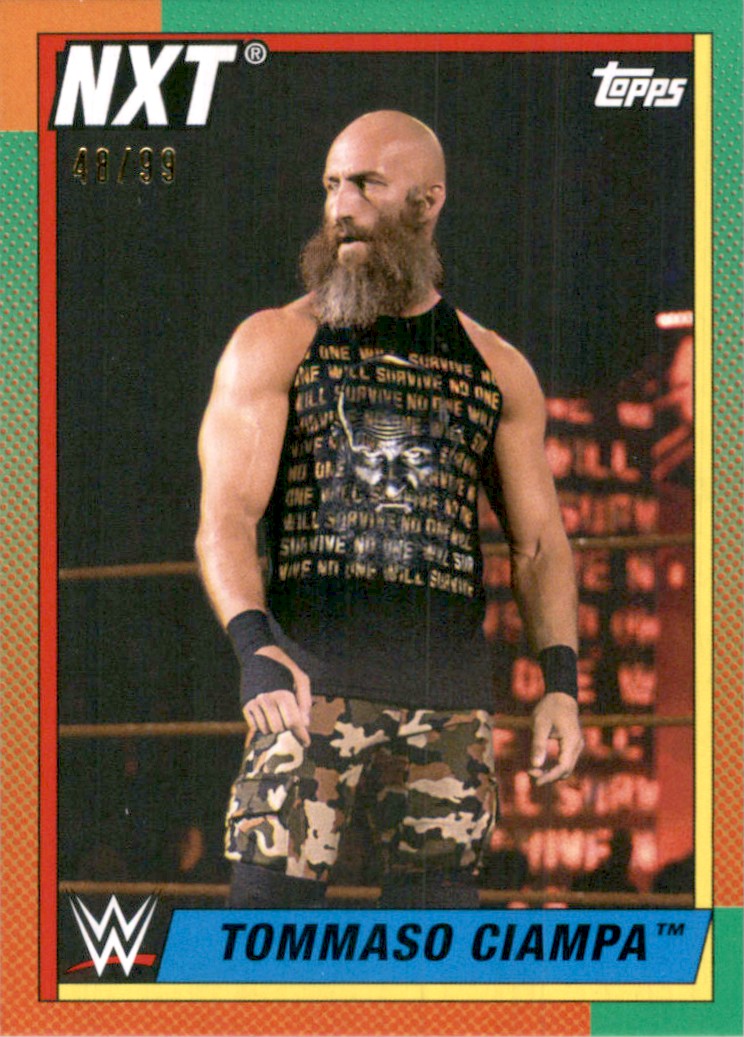 2021 Topps Heritage WWE Green Tommaso Ciampa #95 card front image