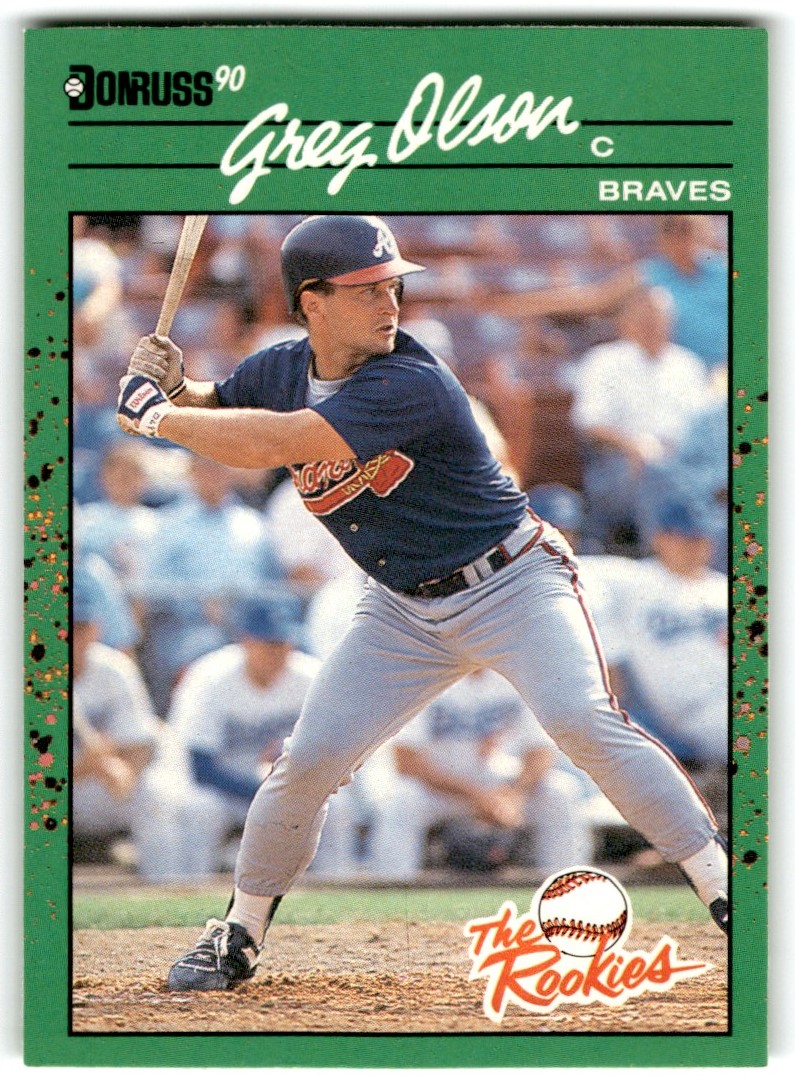 ブシロードその他 1993 ROGER DEAN 90 CARD COMPLETE SET 1990 Donruss The Rookies Greg Olson Rookie Atlanta Braves #46 | eBay
