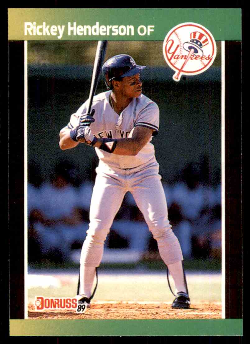 1989 Donruss MLB Rickey Henderson #245