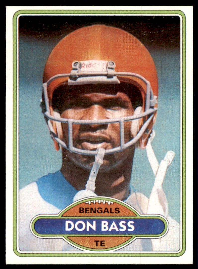 1980 Topps Don Bass Football Card Cincinnati Bengals #213 | eBay