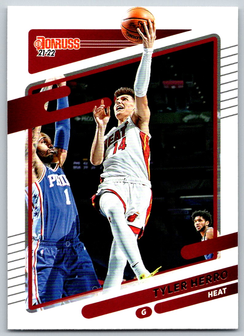2021-22 Panini Donruss Basketball Card #114 Tyler Herro #114