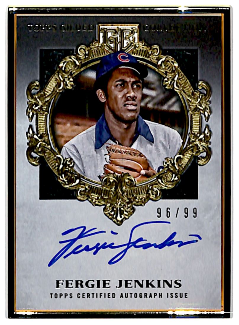 2022 Topps Gilded Collection Gold Frame Hall of Famers Auto Fergie