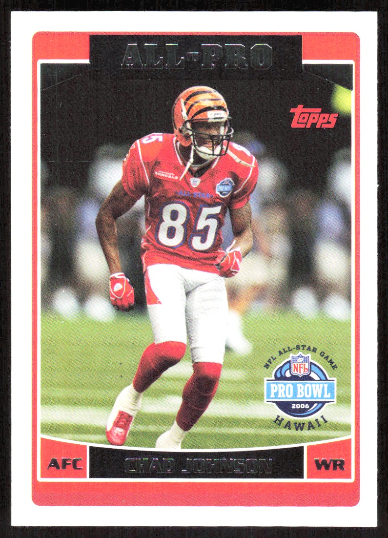 2006 2936A Topps All-Pro PRO-BOWL Chad Johnson Cincinnati Bengals