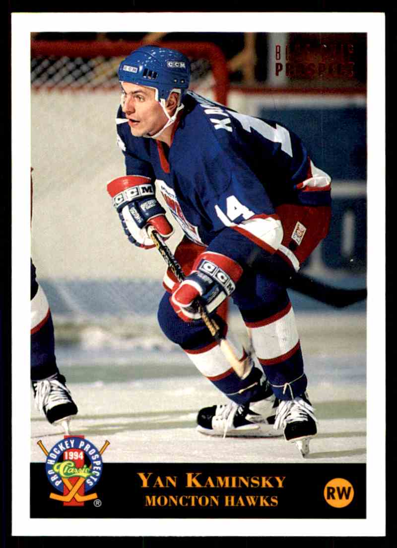 1994-95 Classic Pro Prospects Yan Kaminsky #185