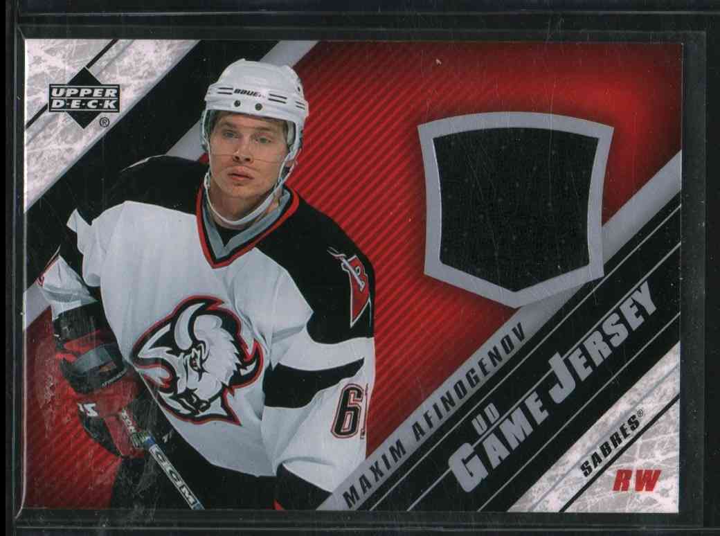maxim afinogenov jersey