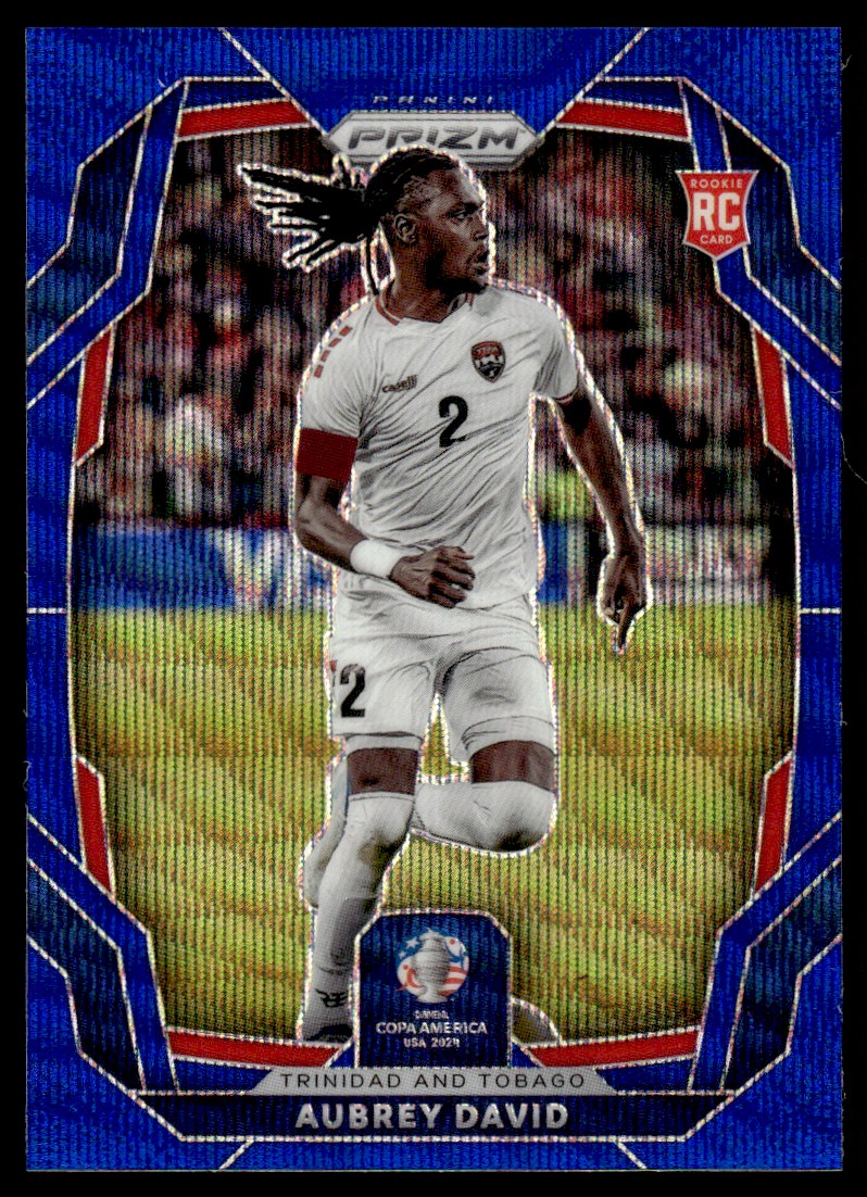 2024 Panini Prizm Copa America Blue Wave Aubrey David RC /199