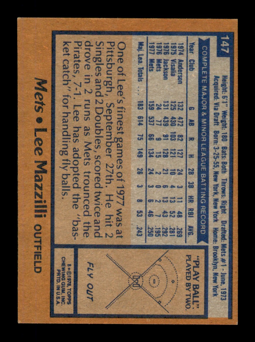 Topps Baseball #1-250 1978 - TÚ ELIGES - Completa tu conjunto - Imagen 293 de 499