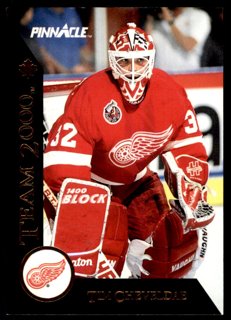 1992-93 Pinnacle Team 2000 Canadian Tim Cheveldae #20 card front image
