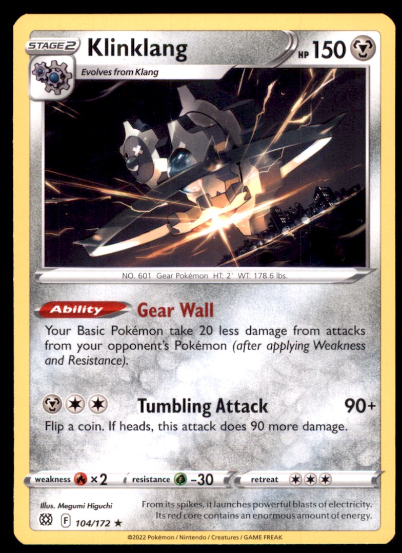 Klinklang 140 ポケモンカード Klinklang Hp 140 Holo #73 Pokemon Card 2016 | eBay