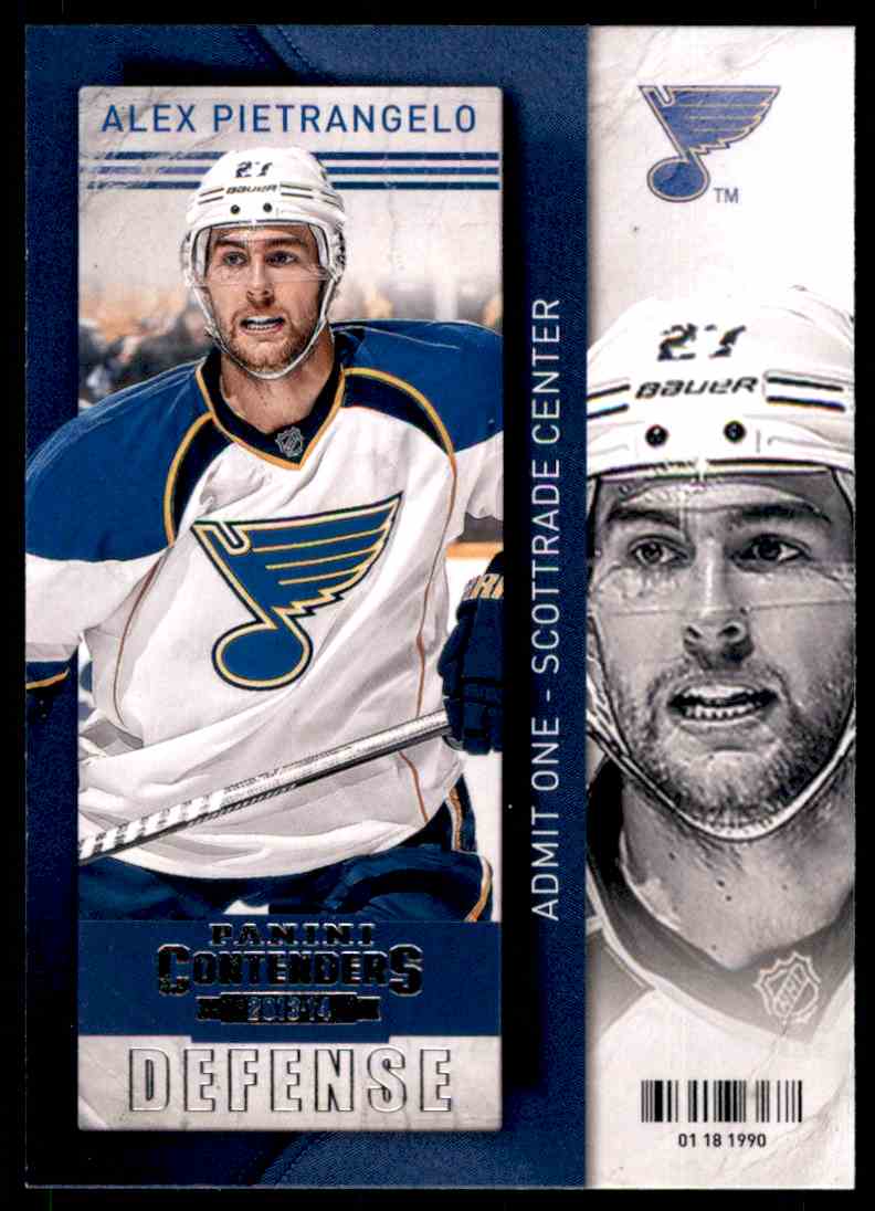 2013-14 Panini Contenders Hockey Alex Pietrangelo #6 On Kronozio