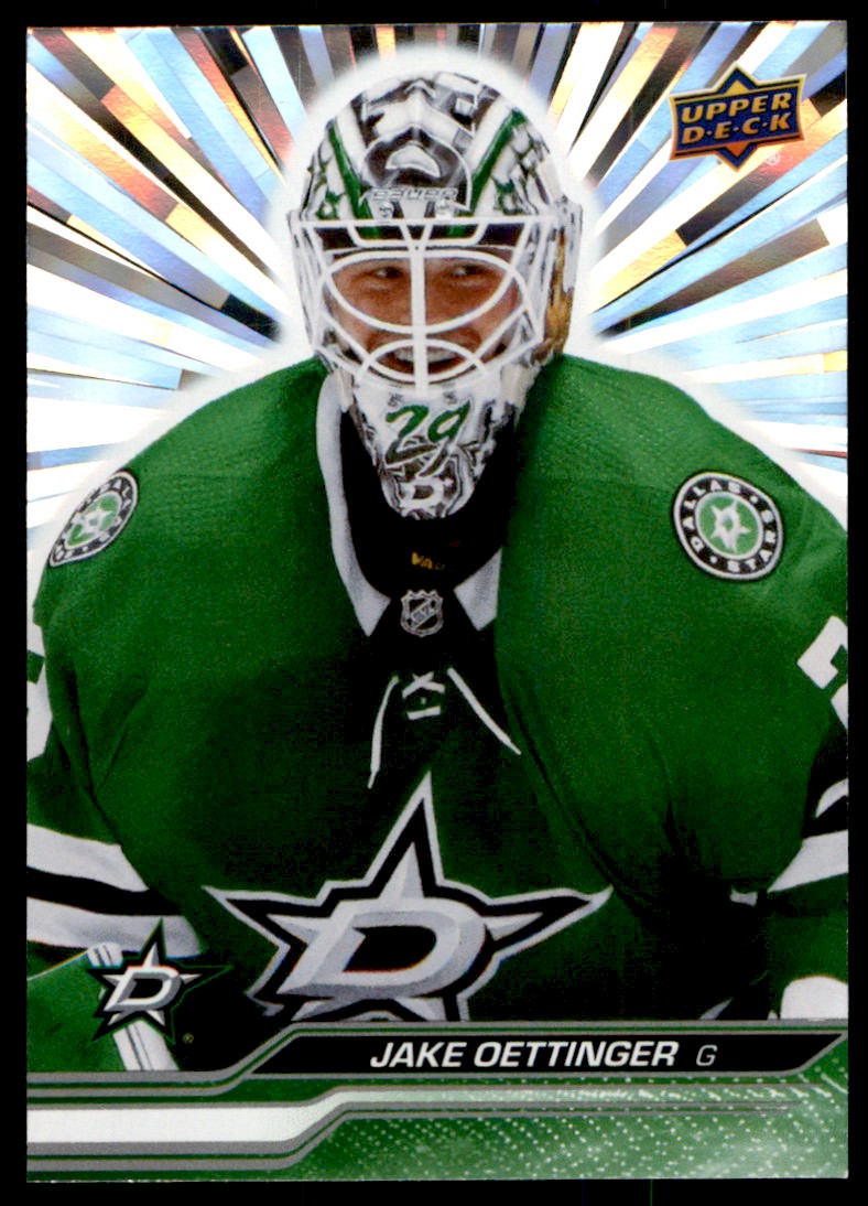 2023-24 Upper Deck Outburst Silver Parallel Jake Oettinger #60