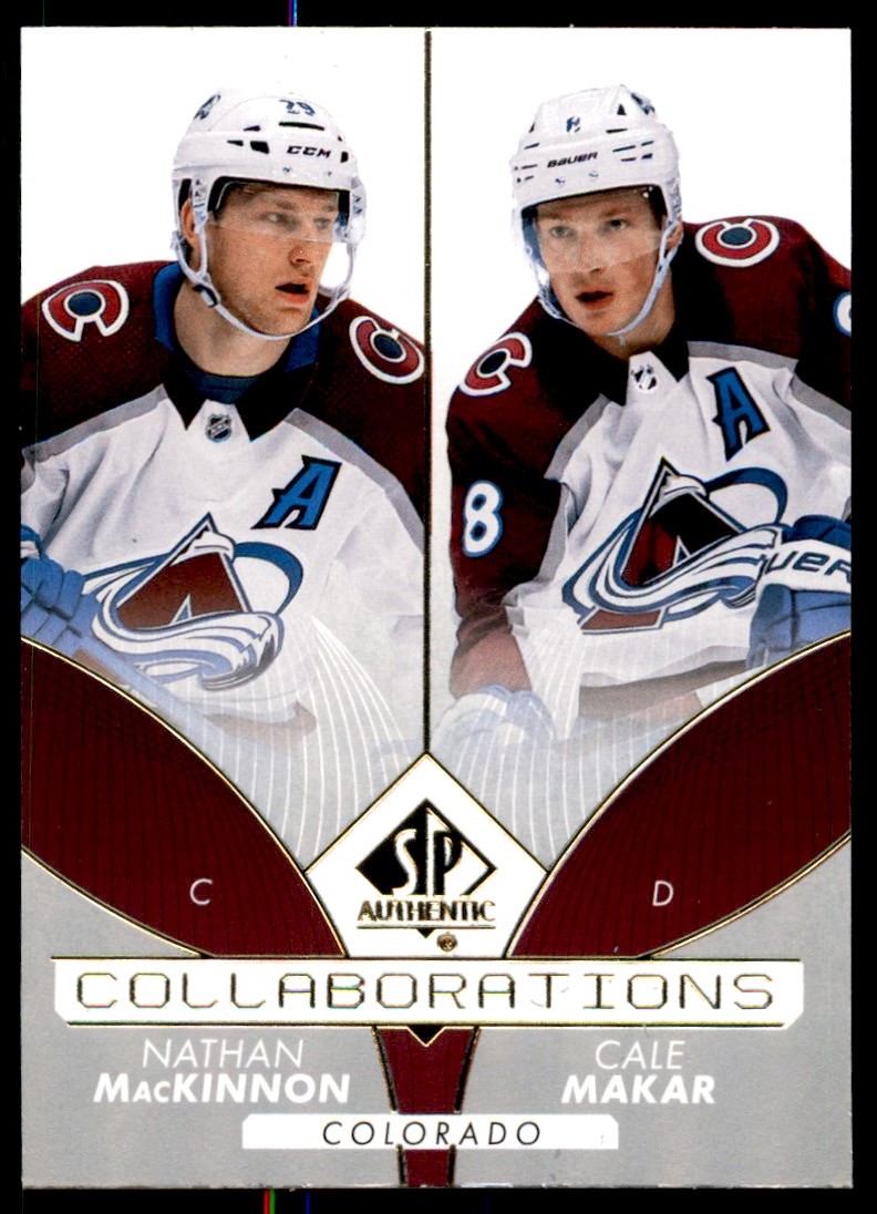 thumbnail image 2 of 2024-25 Upper Deck Nathan MacKinnon Cale Makar Gaming Co-Op Col. Avalanche CGO-8 2 of 13