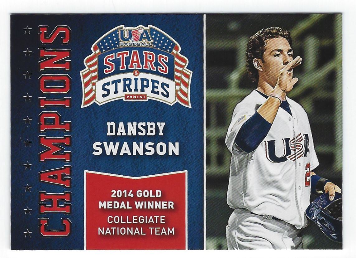2015 Panini Stars and Stripes Champions Dansby Swanson #23