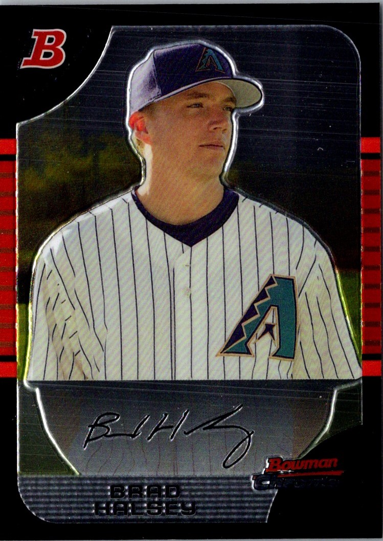 2005 Bowman Chrome Draft Picks & Prospects Brad Halsey #BDP23