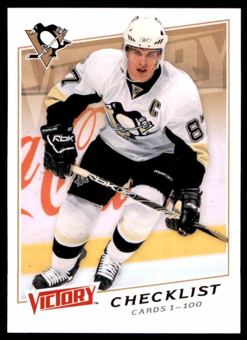 2008 09 Upper Deck Victory Victory Sidney Crosby Pittsburgh Penguins 199 Ebay