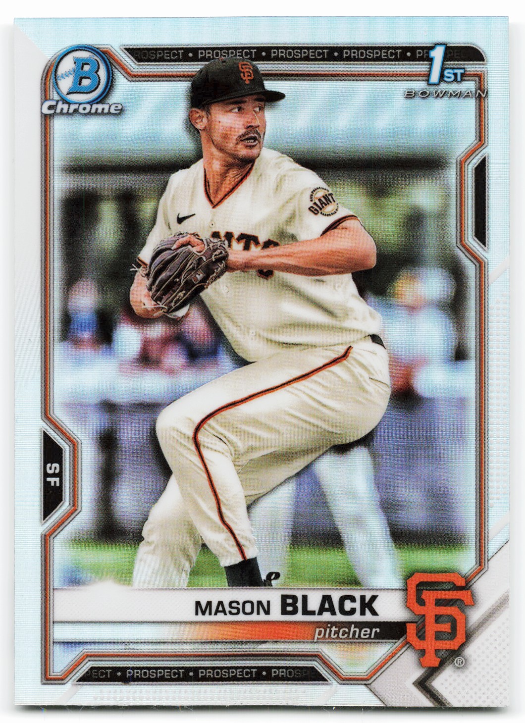 2021 Bowman Draft Chrome Mason Black #BDC-129