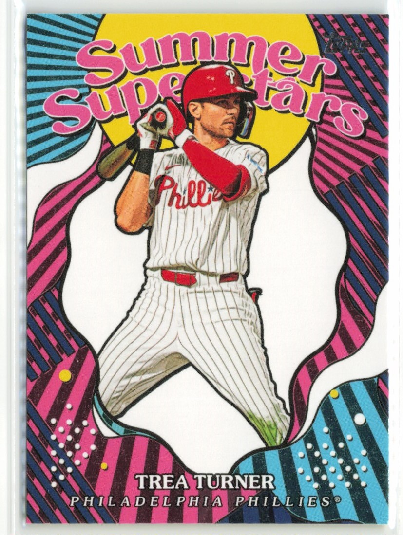 2025 Topps Series 2 Trea Turner #SS-32 Summer Superstars