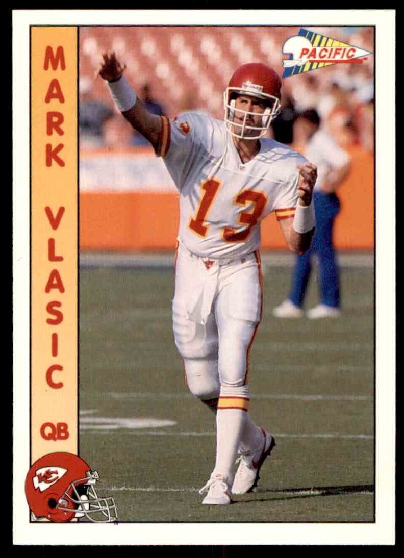 1992 Pacific Football Mark Vlasic #140