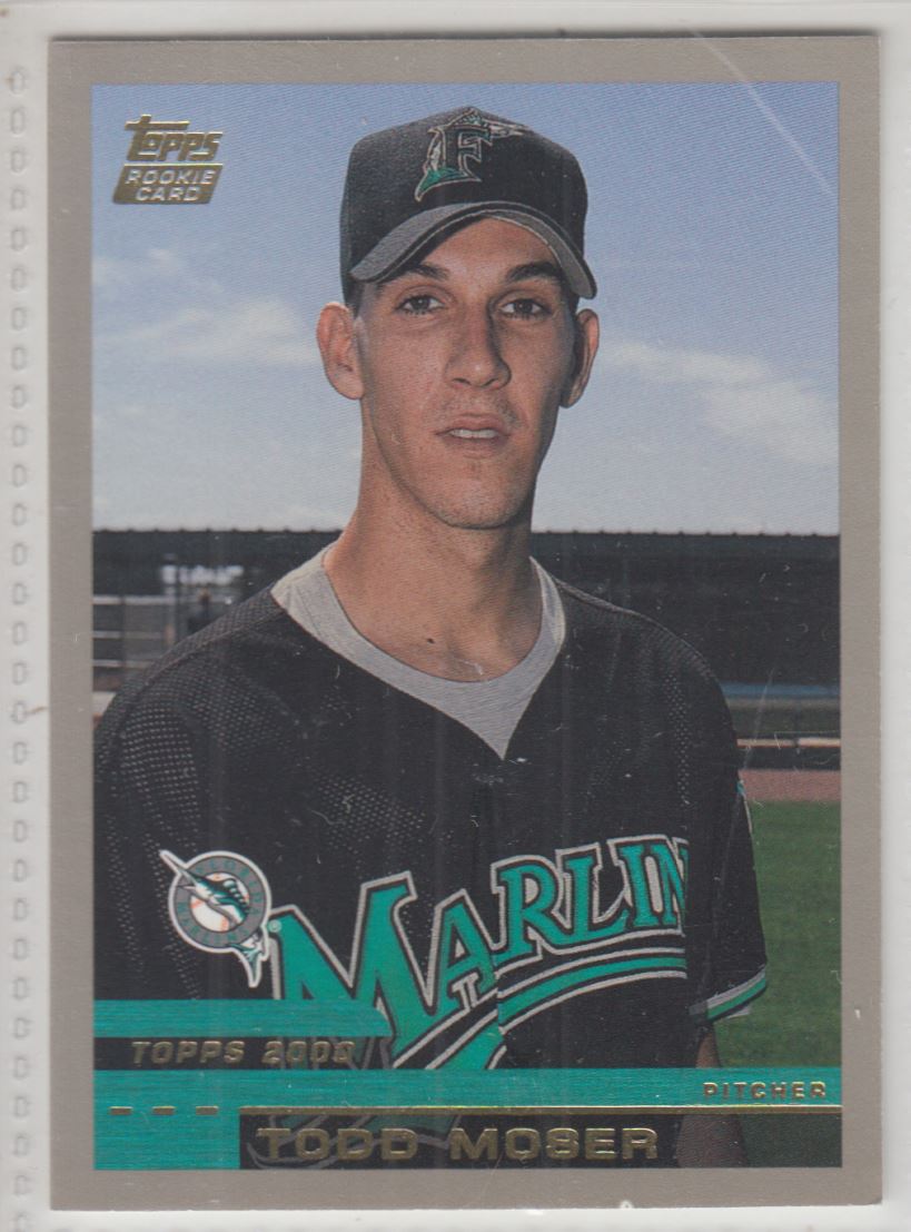 2000 topps traded todd Moser #T7