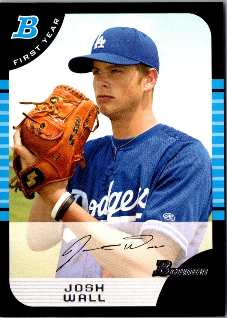 2005 Bowman Chrome Draft Picks & Prospects Josh Wall #BDP37