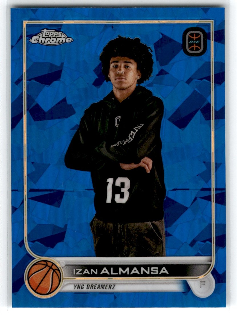 2023-24 Topps Chrome Overtime Elite Sapphire Izan Almansa YNG