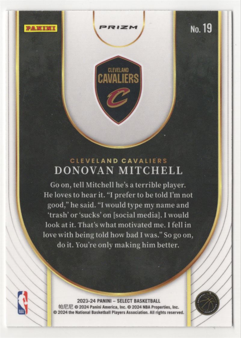 PANINI NBAカード SELECT PRIZM DONOVAN MITCHELL #11 送料無料 中古 IT1 PANINI NBAカード SELECT PRIZM DONOVAN MITCHELL #11 中古 IT1