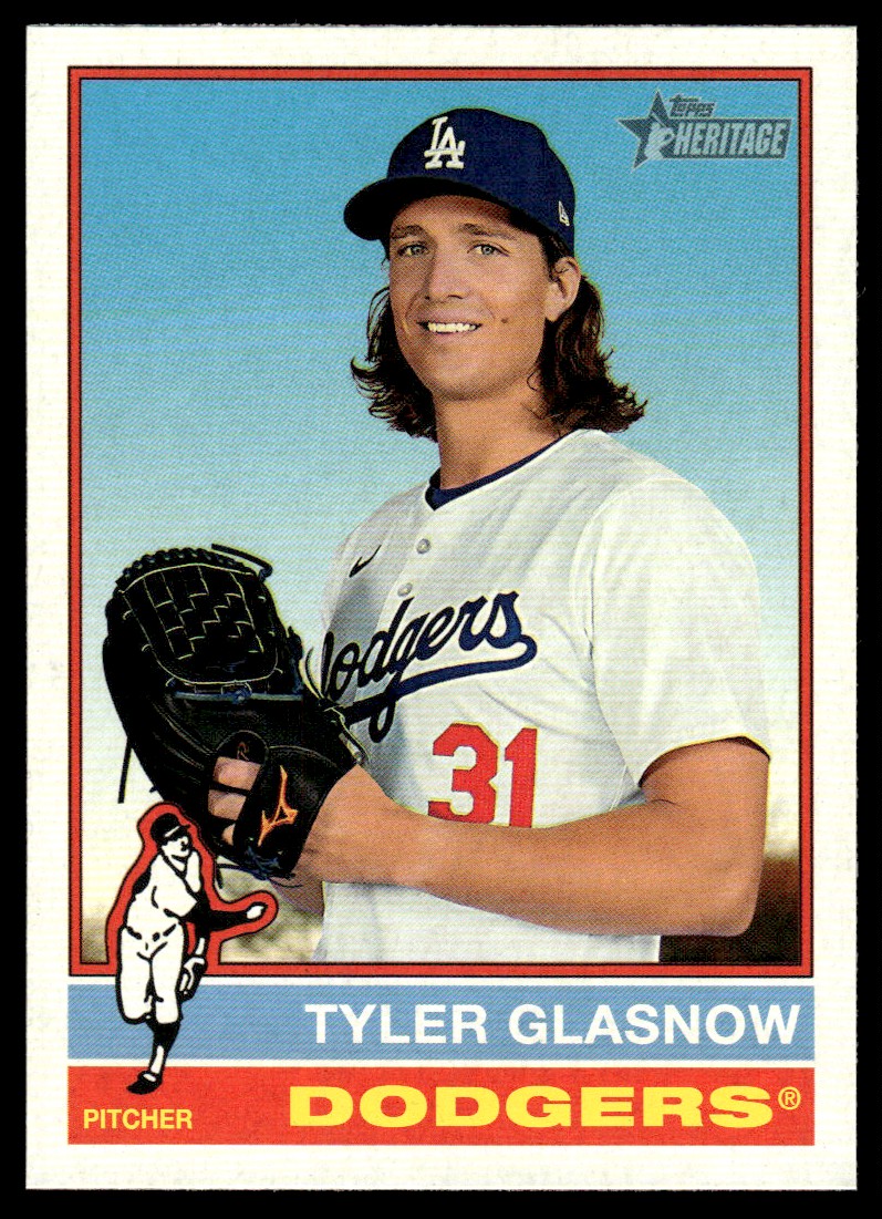 2024 Topps Heritage #530 Tyler Glasnow Color Variation SP | eBay
