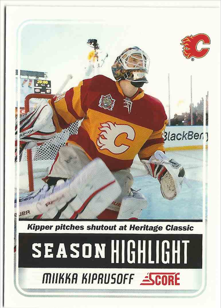 2011-12 Score Glossy Miikka Kiprusoff #23