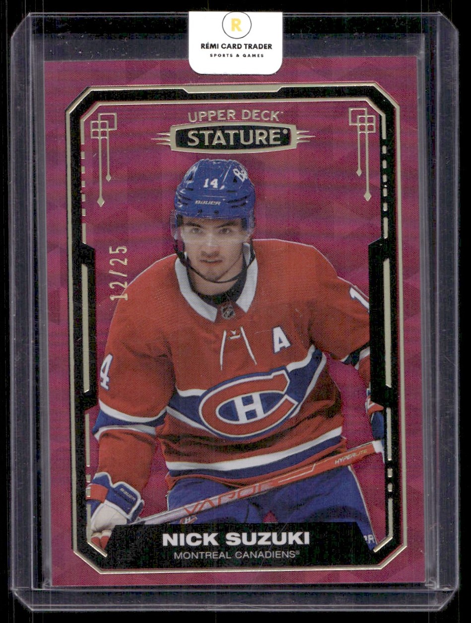 2021-22 Upper Deck Stature Portrait Red Nick Suzuki #2 card front image