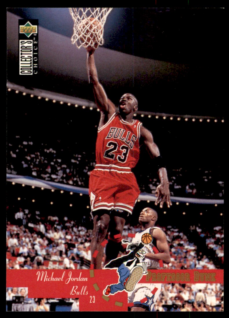 1995-96 Collector's Choice Professor Dunk Michael Jordan * Bulls