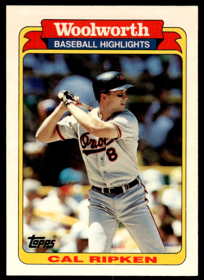 1991 Topps Woolworth Baseball Highlights Cal Ripken Jr. #18 card front image