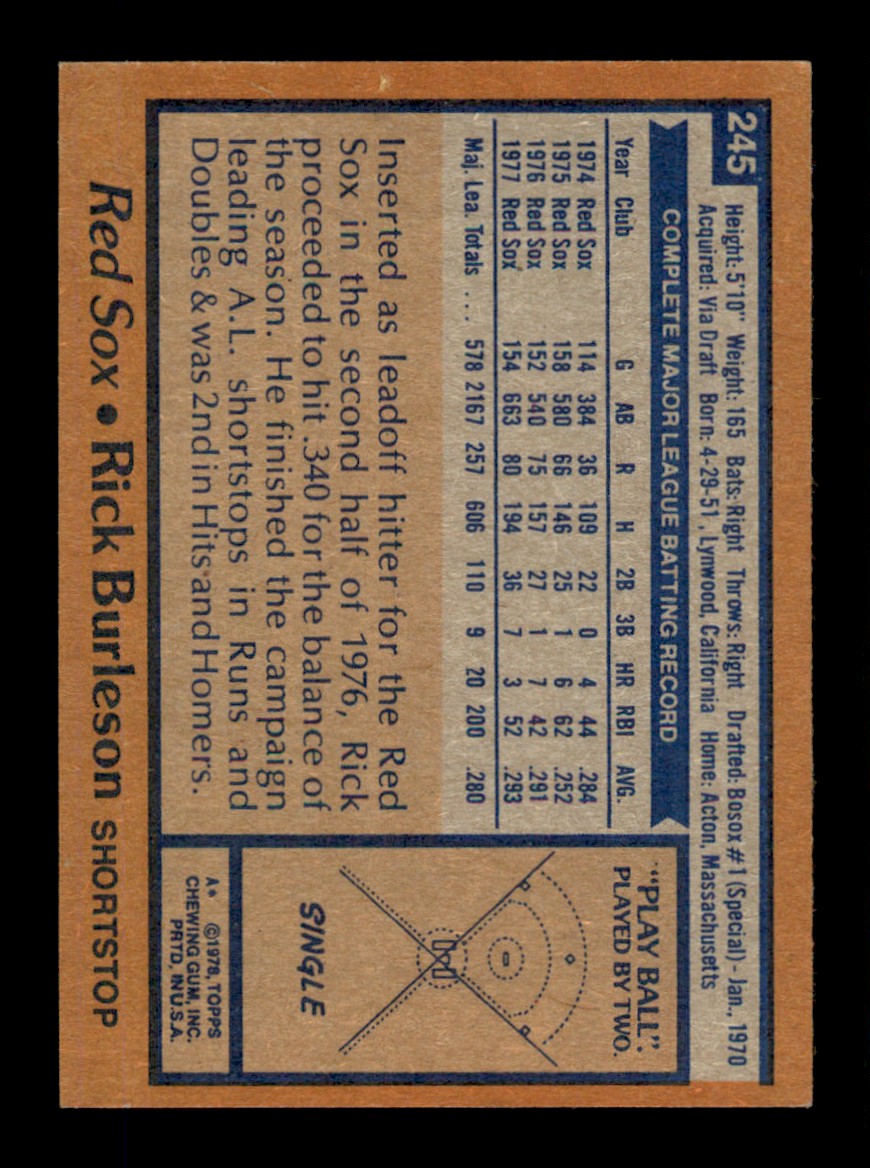 Topps Baseball #1-250 1978 - TÚ ELIGES - Completa tu conjunto - Imagen 489 de 499