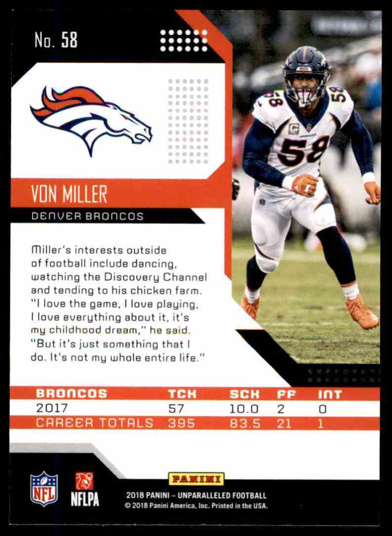 von miller jersey card