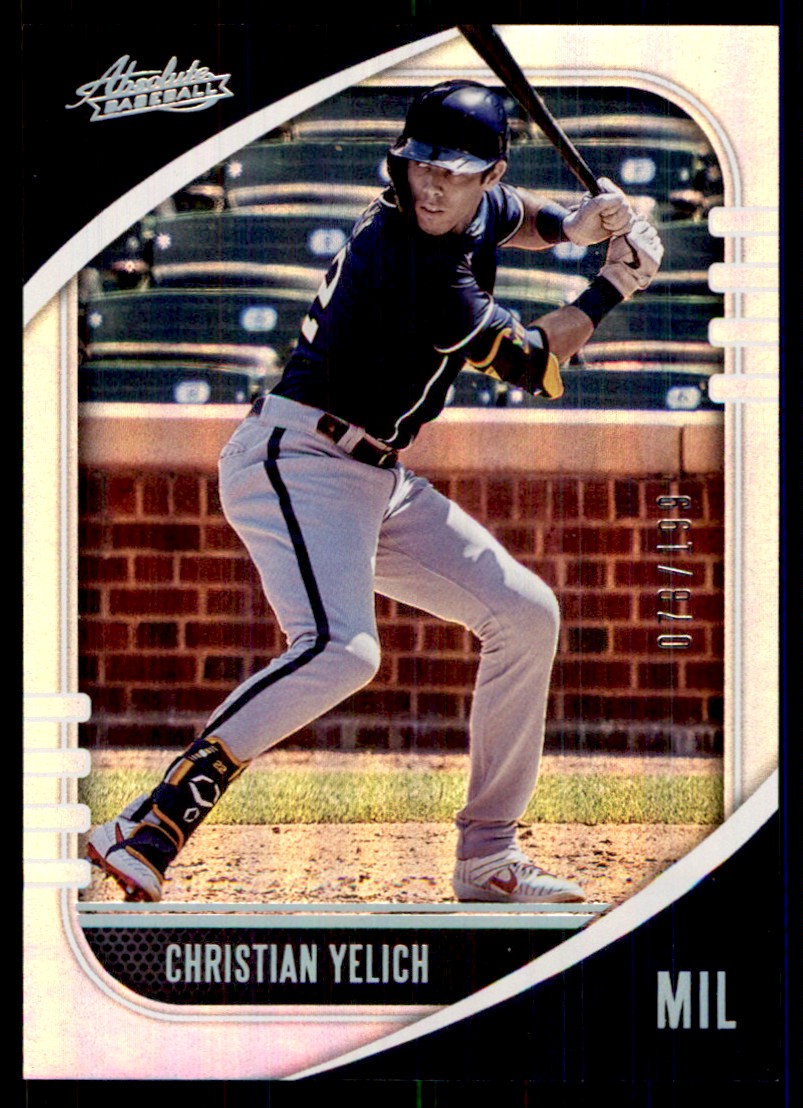 2021 Absolute Holo Silver Christian Yelich 78/199 #30 | eBay