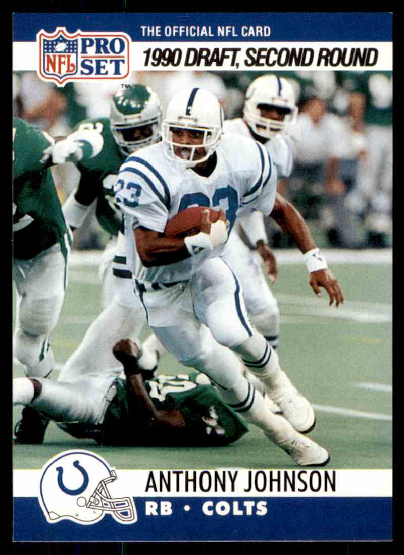 1990 NFL Pro Set Anthony Johnson #705