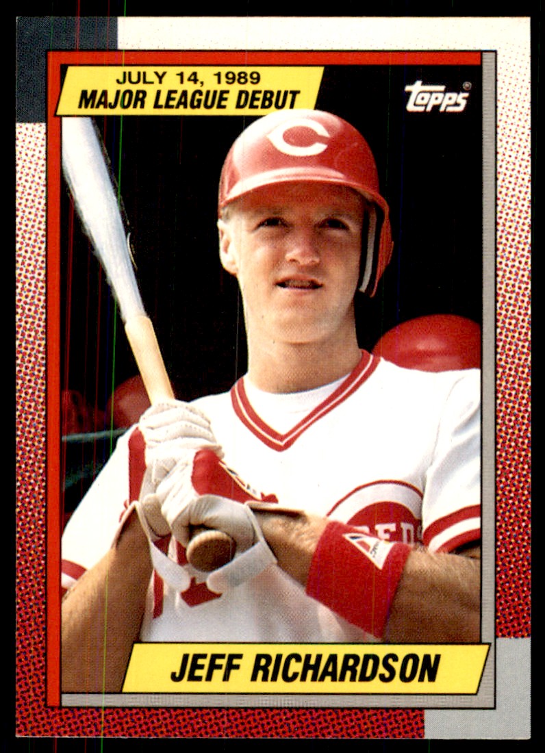 未開封　1990 TEAMSET MAJOR LEAGUE CARD topps 1990 Topps Major League Debut 1989 - MINT Jeff Richardson