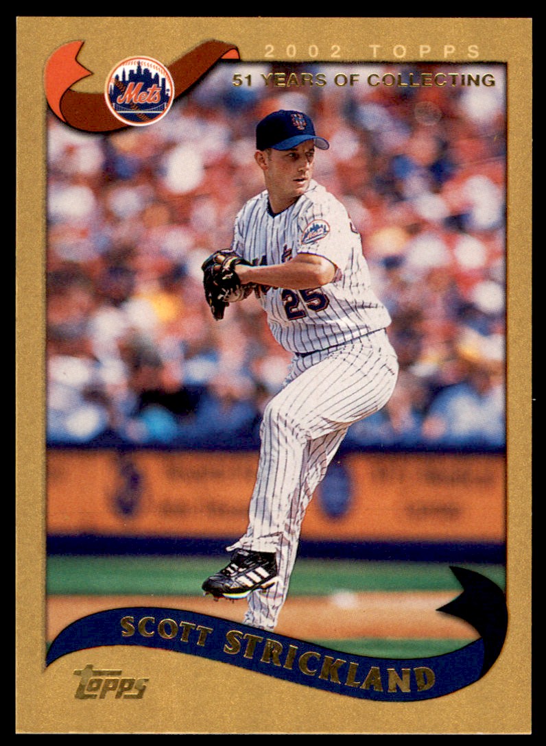2002 Topps Traded Gold Scott Strickland /2002 Mets #T17 *Noles2148
