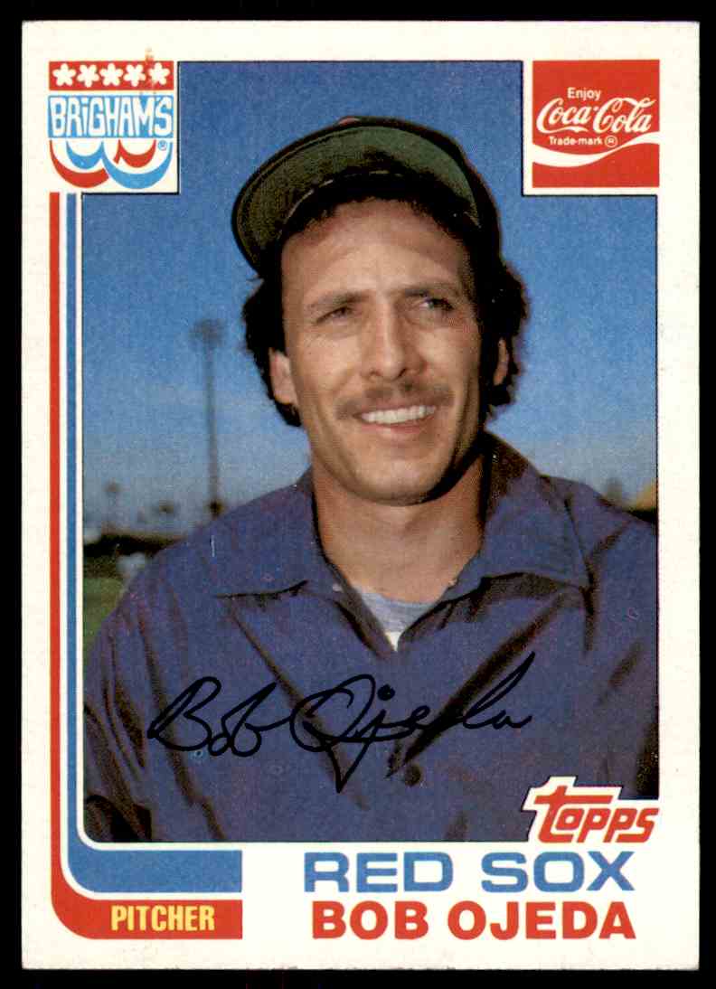 1982 Topps Coca-Cola Card Bob Ojeda Boston Red Sox #13 | eBay