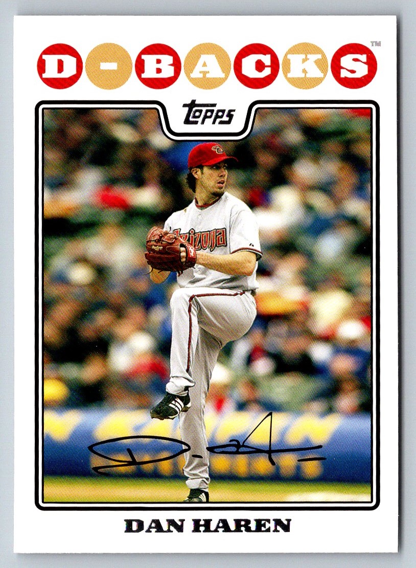 2008 Topps Updates & Highlights Dan Haren #UH90