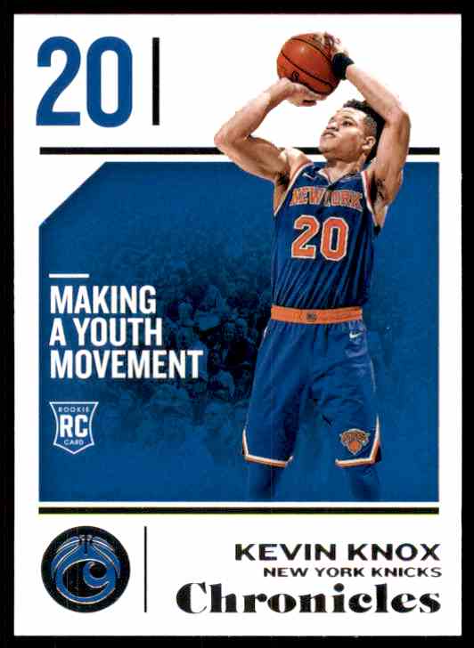 2018-19 Panini Chronicles Kevin Knox RC #58 card front image
